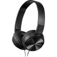 Travel Headphone Sony MDR-ZX110NA On-ear Foldable, Headset, Noise cancelling Black
