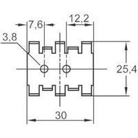 Transistor bracket 18 C/W (L x W x H) 30 x 25.4 x 7.9 mm TO 220, SOT 32 01 Brand ASSMANN WSW V5236B-T