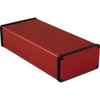 Treaded casing 220 x 103 x 53 Aluminium Red Hammond Electronics 1455N2201RD 1 pc(s)