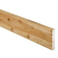 Treated Sawn Timber (T)19mm (W)100mm (L)1800mm Pack of 10