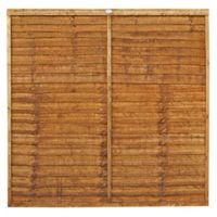 Traditional Overlap Fence Panel (W)1.83m (H)900mm