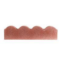 Traditional Scalloped Paving Edging Red (L)600mm (H)150mm (T)50mm