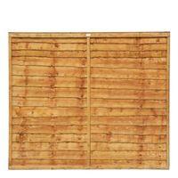 traditional overlap fence panel w183m h152m