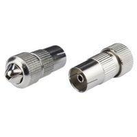 Tristar White Coaxial Socket