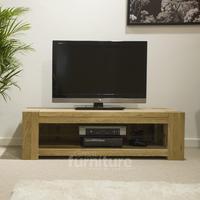 trend 120cm oak tv unit