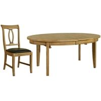 Treville Oak Dining Set - Oval Extending with 6 Chairs