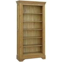 treville oak bookcase large