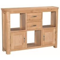 Treviso Oak Display Unit - Low