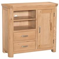 Treviso Oak Media Unit Sideboard