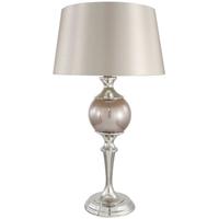 Trinity Mocha Pearl Table Lamp with Champagne Shade