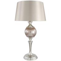 trinity mocha pearl table lamp with champagne shade