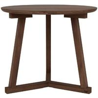 tripod walnut large side table