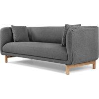 tribeca 3 seater sofa marl grey