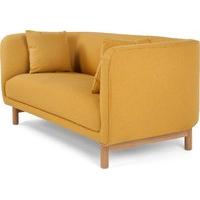 Tribeca 2 Seater Sofa , Yolk Yellow
