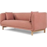 tribeca 3 seater sofa dust pink