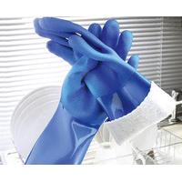 True Blues® Household Vinyl Gloves, Size Large