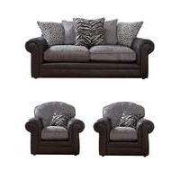 Tribecca 3 Seater Sofa and 2 Chairs