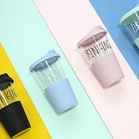 Transparent Sports Drinkware 550 ml Heat-Insulated Portable Glass Polypropylene Coffee Water Tumbler