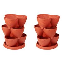 Triple Height Stackable Planters (2) SAVE £5