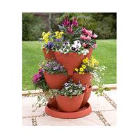 Triple Height Stackable Planter