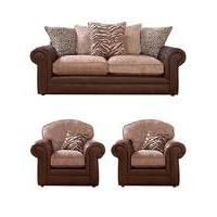 Tribecca 3 Seater Sofa and 2 Chairs