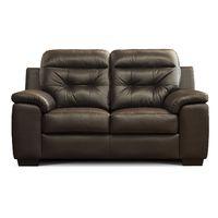 Tracey Leather 2 Seater Sofa Chocolate