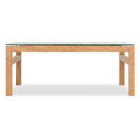 tribeca glass top coffee table