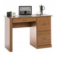 Triest Wooden Home Office Computer Desk In Oak