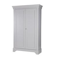 Trexus Wooden Storage Cabinet In Concrete Grey With 2 Doors