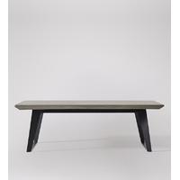 Tribeca coffee table in Concrete & Black steel