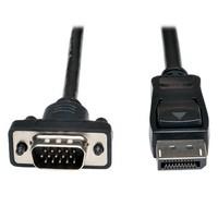 Tripp Lite DisplayPort to Active VGA Cable, Displayport with Latches to HD-15 Adapter (M/M), 1.83 m (P581-006-VGA)