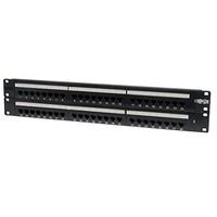 Tripp Lite 48-Port 2U Rack-Mount Cat5e 110 Patch Panel, 568B, RJ45 Ethernet (N052-048)