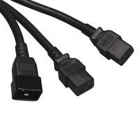 tripp lite heavy duty power extension y splitter cordlead cable 20a 12 ...