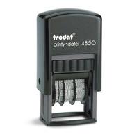 trodat 4850l1 self inking printy received dater stamp redblue