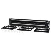 tripp lite 48 port 2u rackmount cat6 110 patch panel 568b rj45 etherne ...