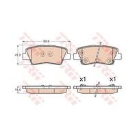 TRW GDB3537 Brake Pad Set, Disc Brake