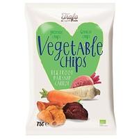 trafo organic vegetable crisps 75g pack of 12