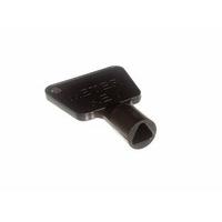 Triangular Gas Electric Utility Meter Box Key Black Plastic ( pack of 100 )