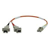 tripp lite 1 ft lcsc mf 50125 duplex multimode adapter cable fiber opt ...