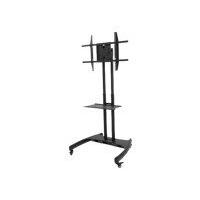 TRUVUE TRVT561 Mobile Height Adjustable Trolley for 32 to 60 LCD/LED Displays - (TV & Audio > AV Mounting Kits)
