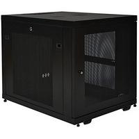 tripp lite 12u floor standing server rack enclosure cabinet extended d ...