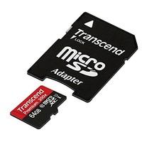 Transcend 64GB Premium microSDXC Class 10 UHS-I Memory Card with microSD Adapter