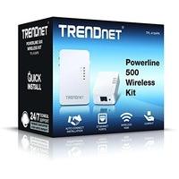 TRENDnet TPL-410APK 500 MB/s Powerline Wireless N300 Extender Starter Kit - White