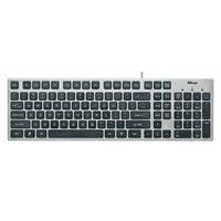 Trust Isla Keyboard for PC, Laptop with UK-Layout - Black