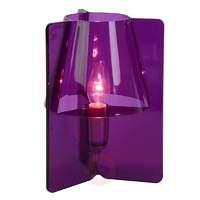 Transparent violet Tripli table lamp