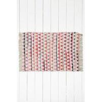 Triangle Weave 2x3 Rug, PINK