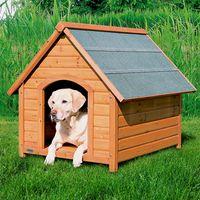 Trixie Natura Pitched Roof Dog Kennel - Size M: 88 x 77 x 82 cm (L x W x H)