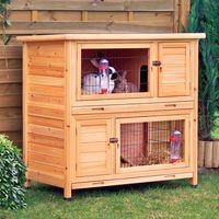 trixie natura small animal hutch 116 x 65 x 111 cm l x w x h price inc ...