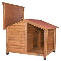 Trixie Natura Log Cabin with Porch Dog Kennel - Size M: 100 x 82 x 90 cm (L x W x H)