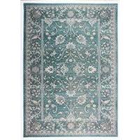 Traditional Blue Damask Rug - Decks 160x230